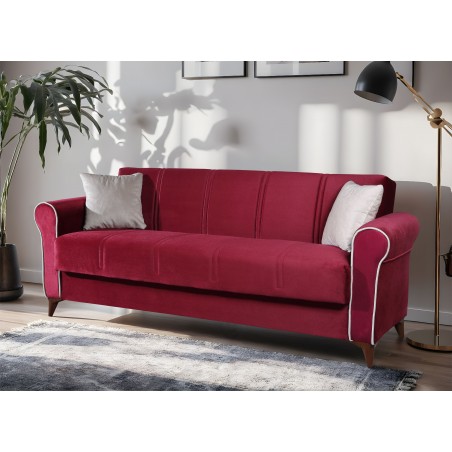 Canapea extensibila Piyon rosu bordeaux