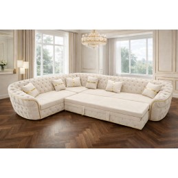 Coltar extensibil bej...