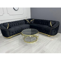 Coltar negru fix 270×270 cm