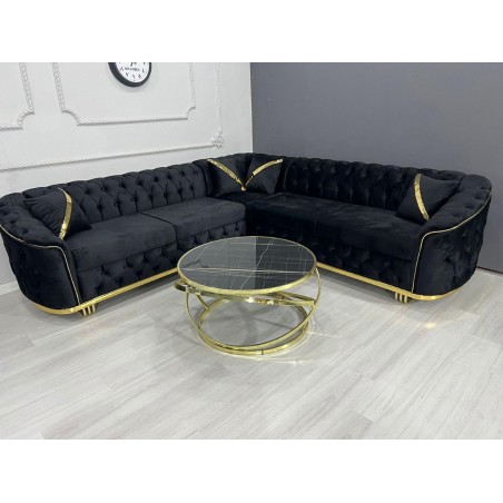 Coltar negru fix 270×270 cm