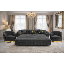 Set canapea extensibilă cu...