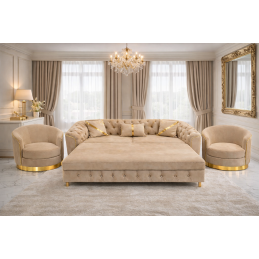 Set canapea extensibilă cu...