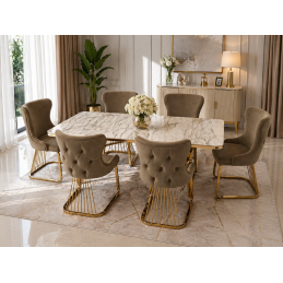 Set masa dreptunghi cu 6...