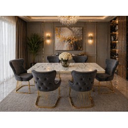 Set masa dreptunghi cu 6...