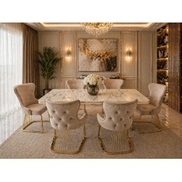 Set masa dreptunghi cu 6...