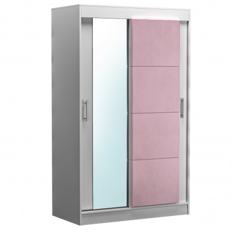 Dressing Bianco Alb tapitat roz 120 cm