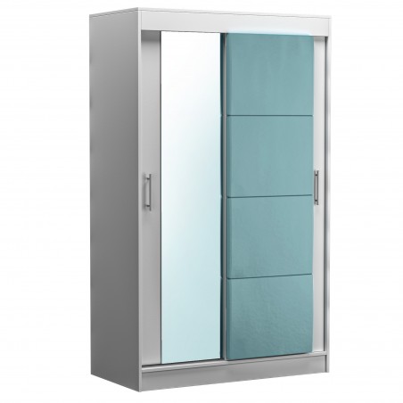 Dressing Bianco Alb tapitat turcoaz 120 cm