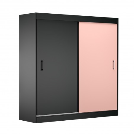 Dressing Color negru/roz 200 cm