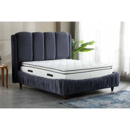 Pat tapitat Sofia gri premium