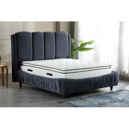 Pat tapitat Sofia gri premium