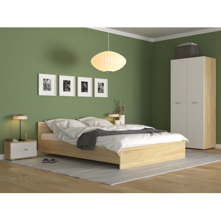 Dormitor Era Sonoma cu Sifonier 2 usi