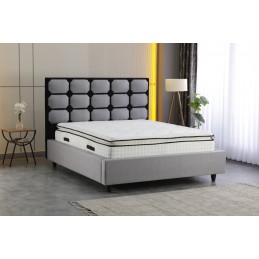 Pat tapitat Atena gri premium